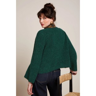 King Louei Emily Cardi Verde